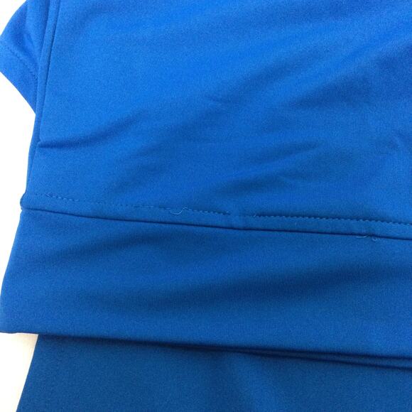 Peter Millar Mock Neck Full Zip Soft Casual Royal Blue Lined Golf Vest Men's L - Picture 12 of 14